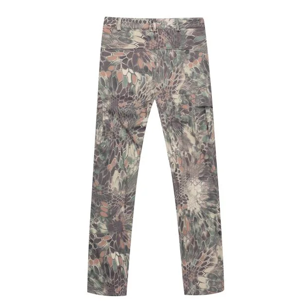 Outdoor Windproof Waterproof Warm Camouflage Soft Shell Trousers.